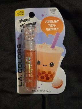 L.A. COLORS Sheer Shimmer Lip Gloss - Pearl Cafe